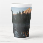 Grand Teton Sunrise op Cottonwood Creek Latte Mok (Voorkant)