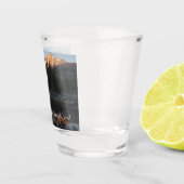 Grand Teton Sunrise op Cottonwood Creek Shot Glas (Rechts)