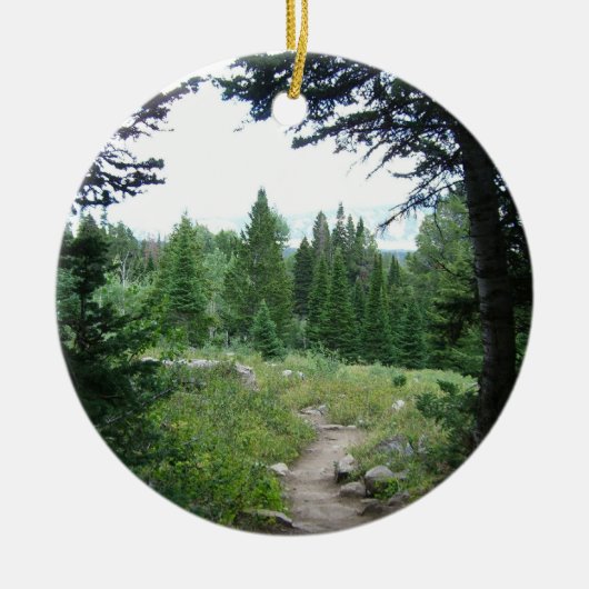 Grand Teton Trail Keramisch Ornament (Voorkant)