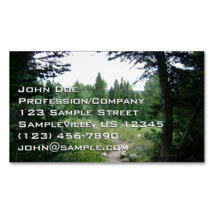 Grand Teton Trail Magnetisch Visitekaartje