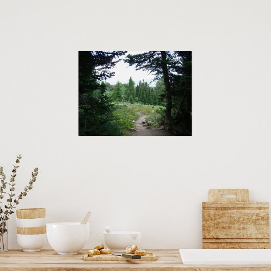 Grand Teton Trail Poster (Keuken)