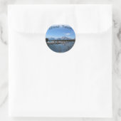 Grand Teton, Verenigde Staten, Nationaal park Mont Ronde Sticker (Tas)