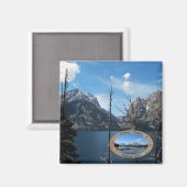 Grand Teton, VS, wyoming nationaal park Magneet (Voorkant / Achterkant)