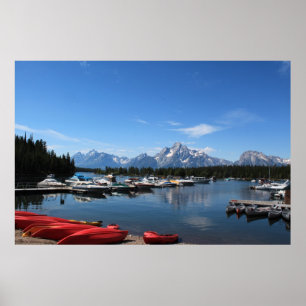 Grand Teton, VS, wyoming nationaal park Poster