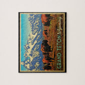 Grand Teton Wyoming Buffalo Legpuzzel (Verticaal)