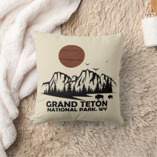 Grand Teton Wyoming Nationaal Park Kussen
