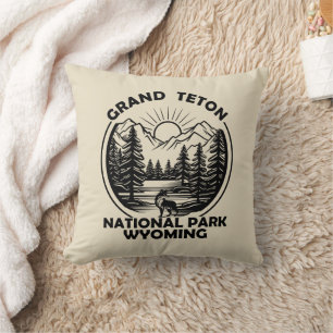 Grand Teton Wyoming Nationaal Park Kussen