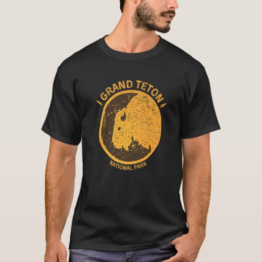 Grand Teton Wyoming National Park Bison T-shirt (Voorkant)