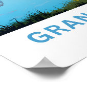 Grand Teton Wyoming Reisprint Poster (Hoek)