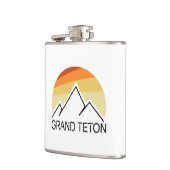 Grand Teton Wyoming Retro Heupfles (Links)