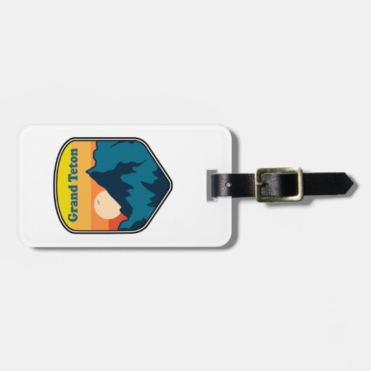 Grand Teton Wyoming Sunrise Bagagelabel (Voorkant horizontaal)