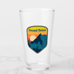Grand Teton Wyoming Sunrise Glas