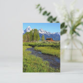 Grand Tetons Barn, Wyoming Briefkaart (Staand voorkant)
