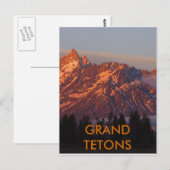 Grand Tetons Briefkaart (Voorkant / Achterkant)
