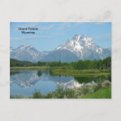 Grand Tetons, briefkaart van Wyoming (Voorkant)