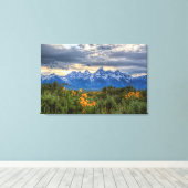 Grand Tetons Canvas Afdruk (Insitu (Houten vloer))