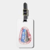Grand Tetons (Carabiner) Bagagelabel (Voorkant verticaal)