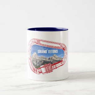 Grand Tetons (Carabiner) Tweekleurige Koffiemok