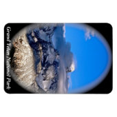 GRAND TETONS GEHULD IN STORMEN WOLKEN MAGNEET (Horizontaal)