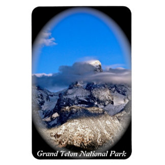 GRAND TETONS GEHULD IN STORMEN WOLKEN MAGNEET
