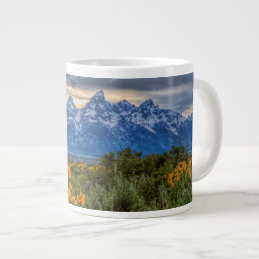 Grand Tetons Grote Koffiekop (Voorkant rechts)