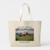 Grand Tetons Grote Tote Bag (Achterkant)
