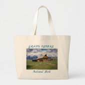 Grand Tetons Grote Tote Bag (Voorkant)