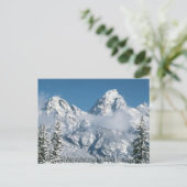 Grand Tetons in de winter Briefkaart (Staand voorkant)