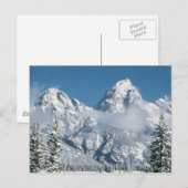 Grand Tetons in de winter Briefkaart (Voorkant / Achterkant)