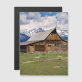Grand Teton's, Jackson Hole Magnetische Uitnodiging (Voorkant / Achterkant)