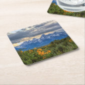 Grand Tetons Kartonnen Onderzetters (Schuin)