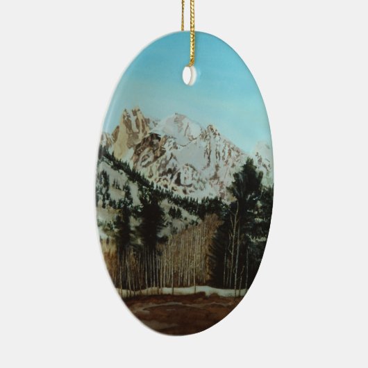 GRAND TETONS KERAMISCH ORNAMENT (Rechts)