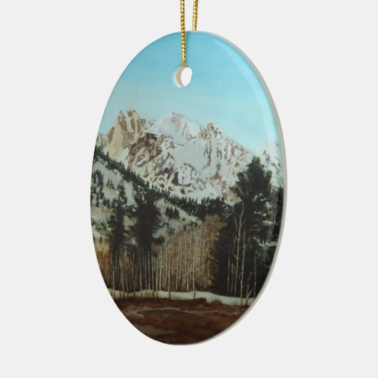 GRAND TETONS KERAMISCH ORNAMENT (Links)