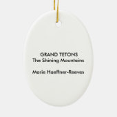 GRAND TETONS KERAMISCH ORNAMENT (Achterkant)