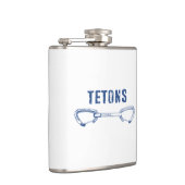 Grand Tetons, klimloopgraaf Heupfles (Rechts)