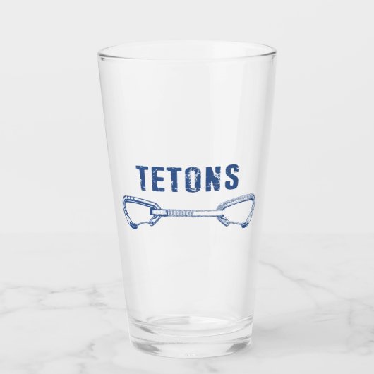 Grand Tetons Klimmen Quickdraw Glas (Voorkant)