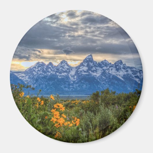 Grand Tetons Magneet (Voorkant)