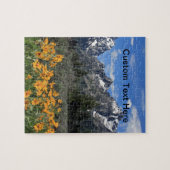 Grand Tetons met Gele Bloemen Legpuzzel (Horizontaal)