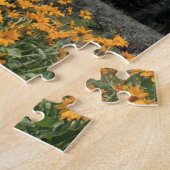 Grand Tetons met Gele Bloemen Legpuzzel (Zijkant)