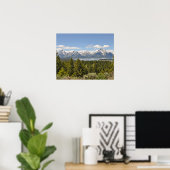 Grand Tetons Mountains Schilderachtig Uitzicht Pos Poster (Thuiskantoor)
