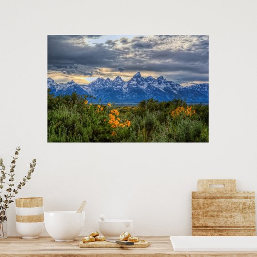 Grand Tetons Poster (Keuken)