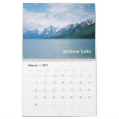 Grand Tetons van Yellowstone Calendar Kalender (Feb 2027)