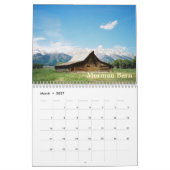 Grand Tetons van Yellowstone Calendar Kalender (Mar 2027)