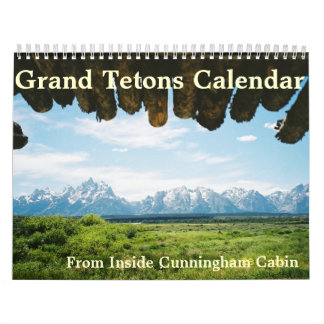 Grand Tetons van Yellowstone Calendar Kalender