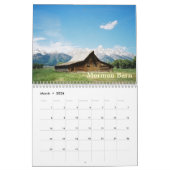 Grand Tetons van Yellowstone Calendar Kalender (Mar 2026)