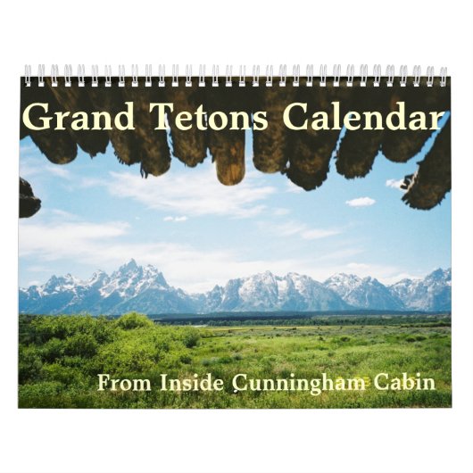 Grand Tetons van Yellowstone Calendar Kalender (Hoes)