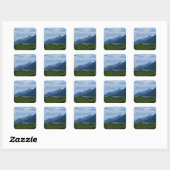 Grand Tetons Vierkante Sticker (Vel)