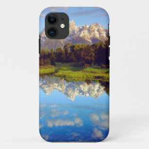 Grand Tetons weerspiegelend in de Snake River Case-Mate iPhone Case