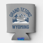 Grand Tetons Wyoming Blikjeskoeler (Achterkant)