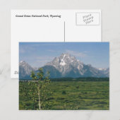 Grand Tetons, Wyoming Briefkaart (Voorkant / Achterkant)